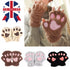 Women Plush Cat Paw Claw Gloves Warm Bear Paw Fingerless Mittens Winter Gloves