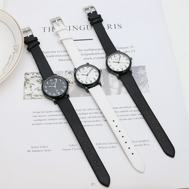 Mori Personality Scale Quartz Watch Fashion Small Kit Men And Women