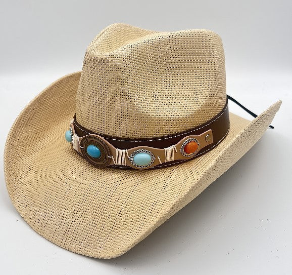 Summer Outdoor Ethnic Style Fedora Hat West