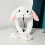 Cute Animal Moving Ear Hat- Panda Dog Frog Puppy Plush