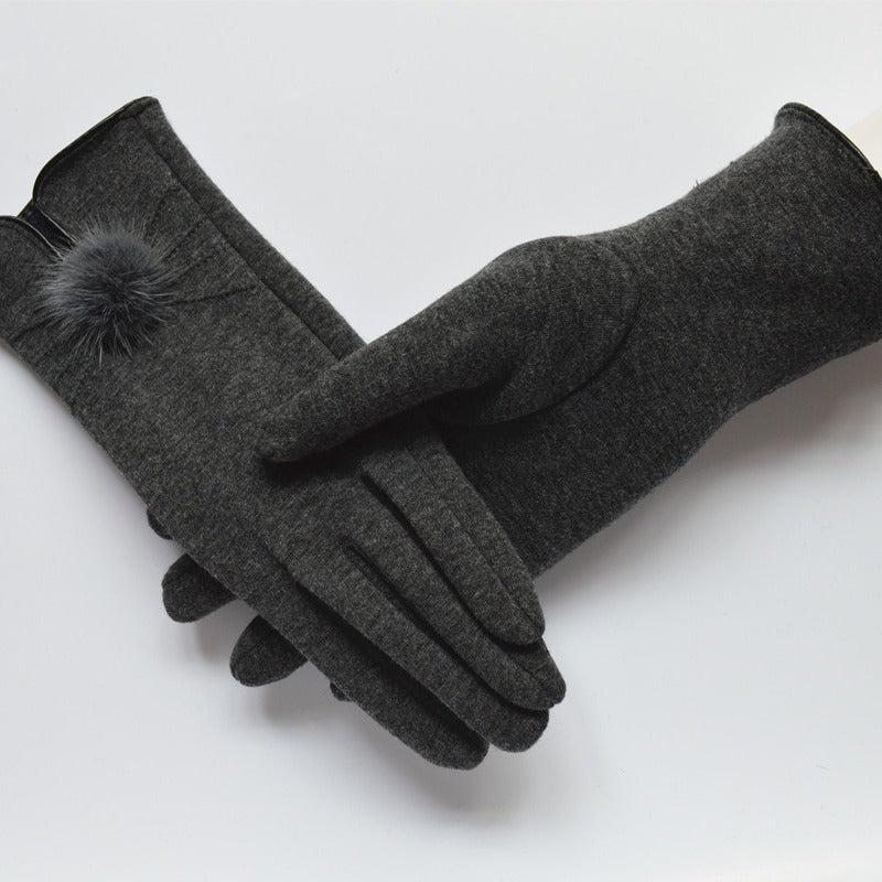 Women's Winter Warm Spun Velvet Gloves