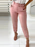 Women's Fashionable Casual Solid Color Pants