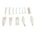 13pcs Pearl Hair Clips Decorative Pearl Hair Barrettes Large Hair Pins