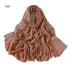 Fashion Solid Color Chiffon Women's Scarf