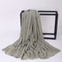 Ladies New Solid Color Chiffon Casual Scarf