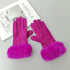 Thermal Touch Screen Fleece-lined Thick Suede Gloves