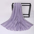 Ladies New Solid Color Chiffon Casual Scarf