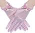 Women's Stylish Personalized Satin Short Gloves