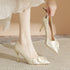 Wedding Shoes Stiletto High-end Applique High Heels