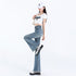 Women's Loose And Lazy Style Hip Raise Slimming Stretch Flared Pants Jeans