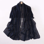 Women's Fashionable New Pearl Chiffon Scarf