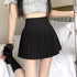 Hot Girl High Waist College Style White Jk Pleated Skirt Female