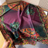 Xiang Yun Satin Long  Korean Fashion Printed Scarf