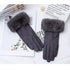 Thermal Touch Screen Fleece-lined Thick Suede Gloves