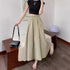 Women's Dress Casual Loose All-match High Waist A- Line Skirt