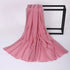 Ladies New Solid Color Chiffon Casual Scarf