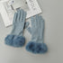 Thermal Touch Screen Fleece-lined Thick Suede Gloves