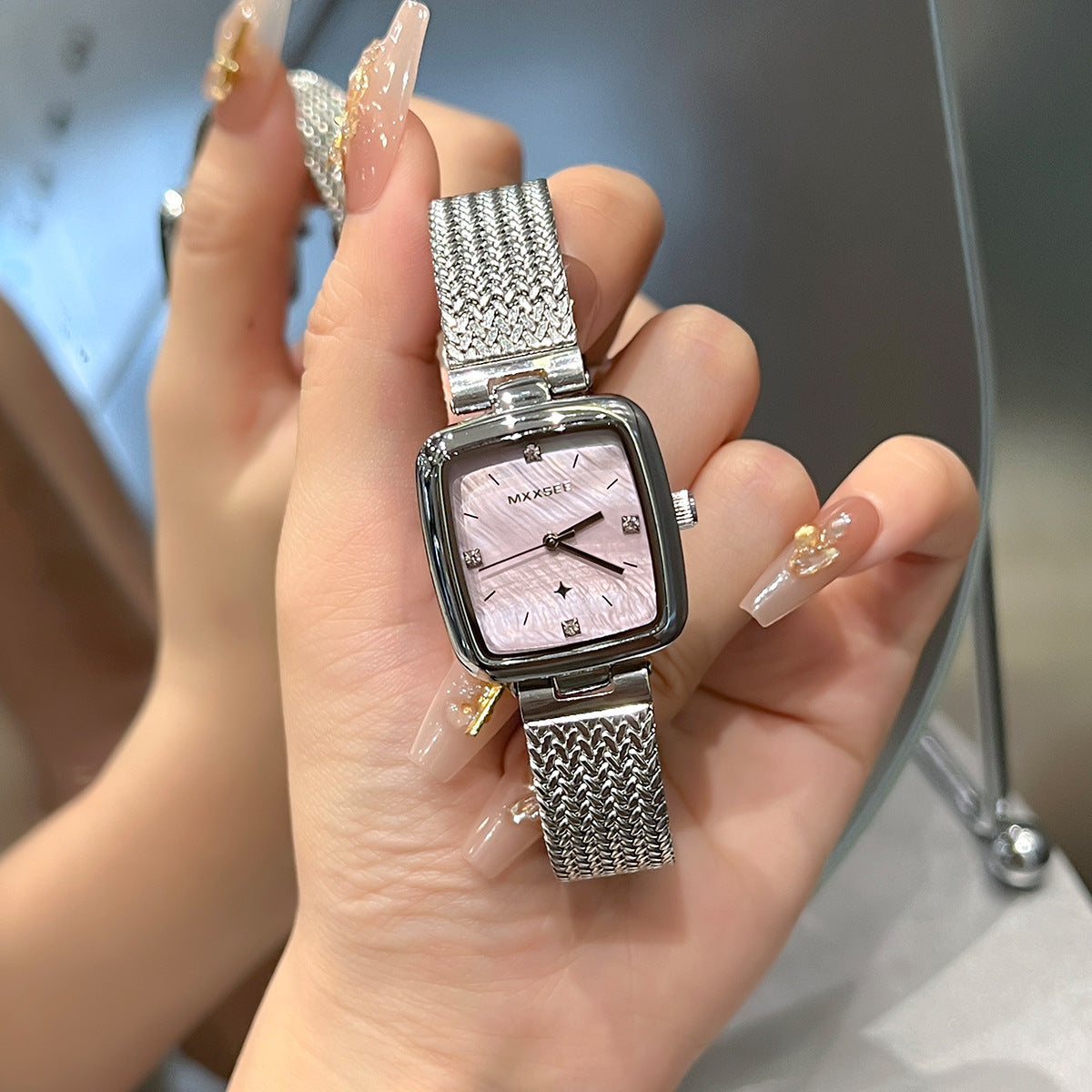 Women's Starry Retro Exquisite Square Watch