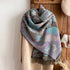 Season Ethnic Birds And Plants Collision Combination Elegant Going Out Cashmere-like Warm Scarf Shawl For Women