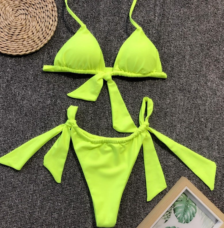 Fashion Simple Split Bikini Swimsuit For Women