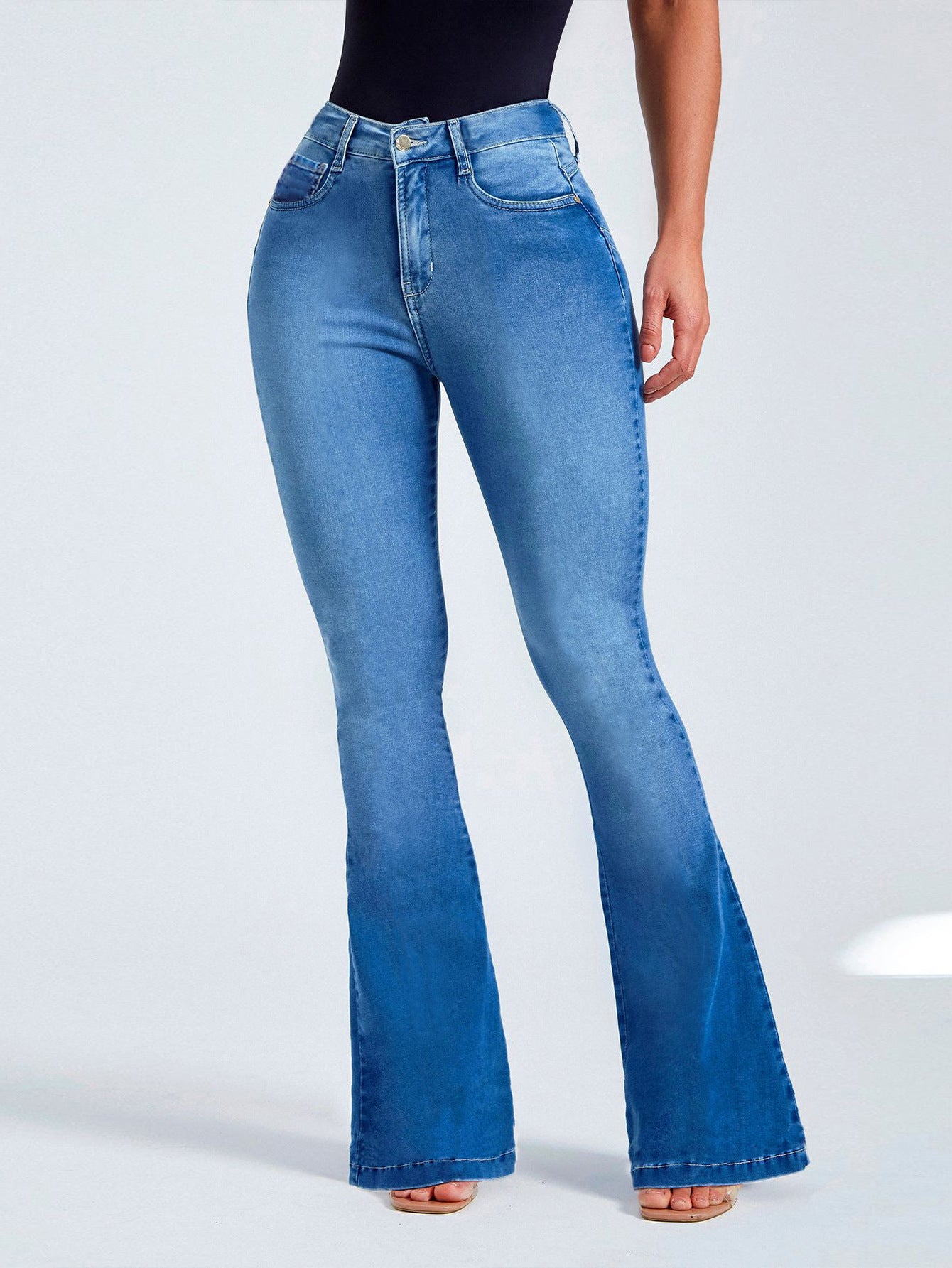 High Waist Slim Stretch Shaping Women's Jeans