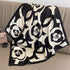 Headwrap Headband Camellia Socialite Temperament Small Square Towel Female