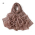 Fashion Solid Color Chiffon Women's Scarf