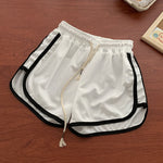 Women's Sports Style Elastic Waist Casual Shorts