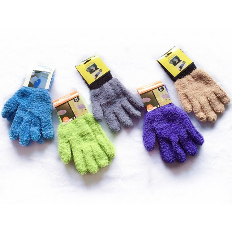 Half Velvet Comfortable Fine Fiber Dust Gloves