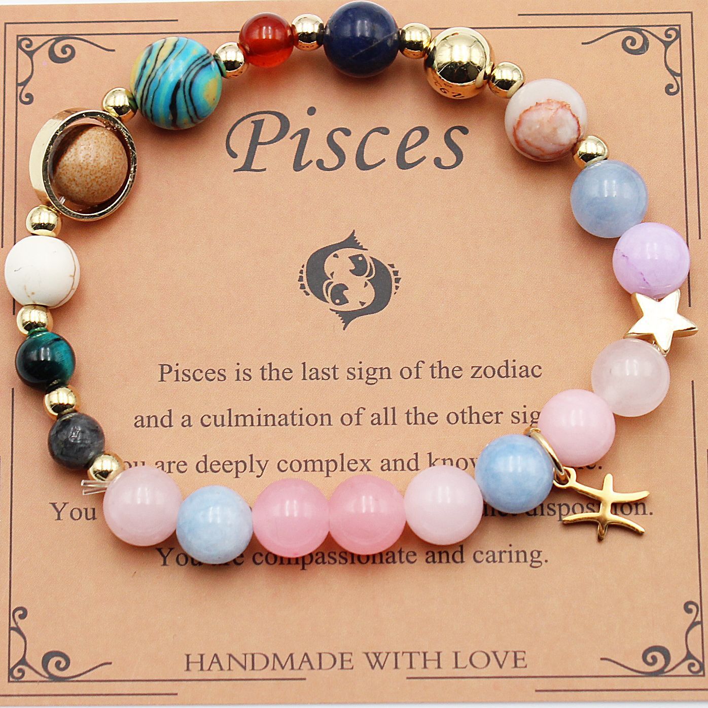 Eight Planets 12 Constellation Bracelet Morgan Stone Beaded Bracelet