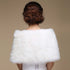 FAUX FUR BRIDAL WEDDING CAPE SHAWLBRIDESMAID