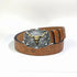 American West Cowboys Vintage Engraving Buckle Belt