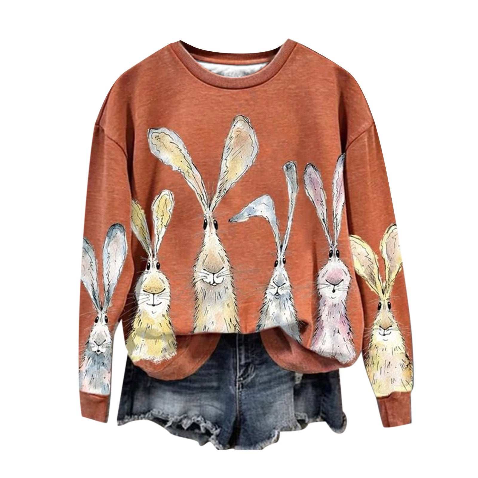 Women's Sweater 3D Digital Easter Printing