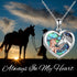 Horse Heart Necklace