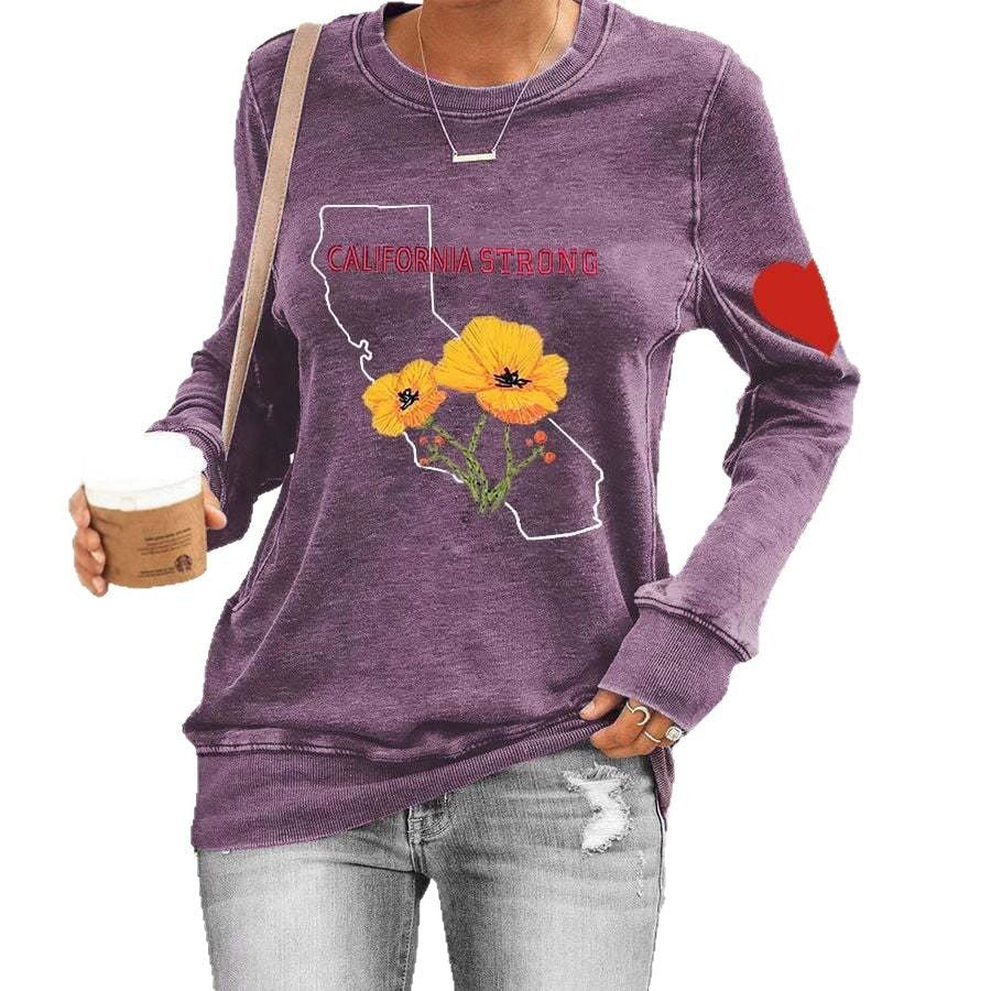 Casual Round Neck Women's Top