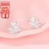 925 Double-layer Butterfly Zircon Earrings