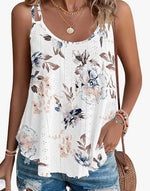 New Solid Color Jacquard Round Neck Women's Bottom And Inner Shoulder Strap Tank Top