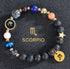 Eight Planets Twelve Constellations Bracelets Frosted Stone Beaded Bracelet