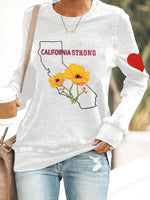 Casual Round Neck Women's Top
