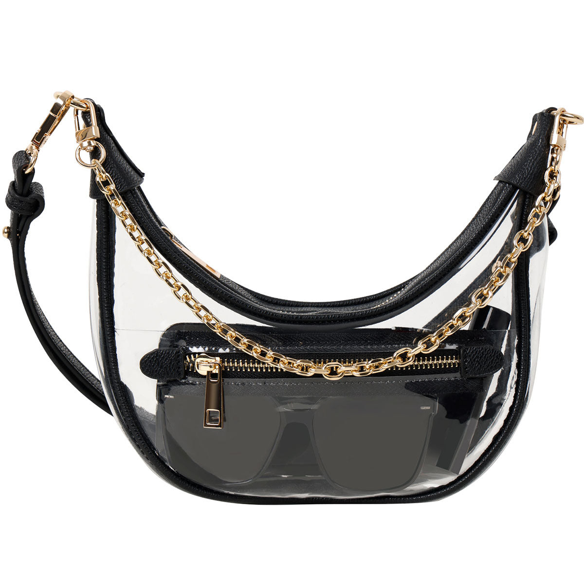 Clear Fanny Belt Bag Crossbody Waterproof With Adjustable Strap