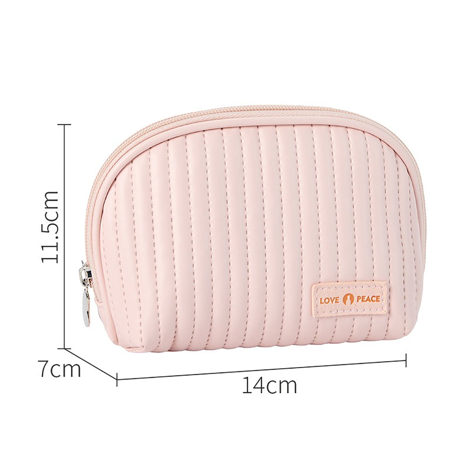 Cosmetic Bag Cute Travel Organizer Pouch Set For Women PU Leather Waterproof Wash Bag