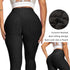 Women TIK Tok Leggings Bubble Textured Leggings Butt Lifting Yoga Pants Black