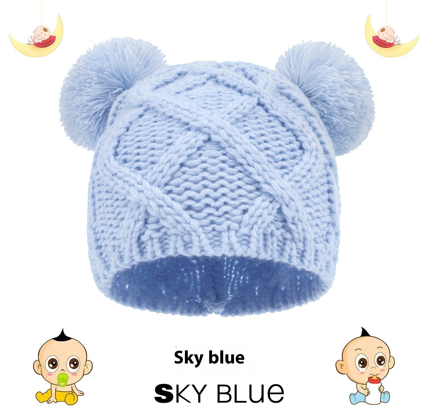 Fashion Personalized Children's Knitted Wool Hat