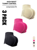 3 Pack Workout Shorts For Women Seamless Scrunch Butt Lifting High Wai