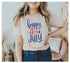 Printed Comfort T-Shirt | Patriotic USA Flag Tee | Bili Now