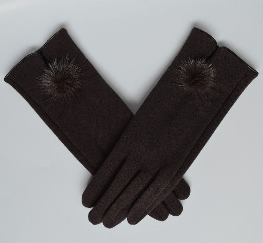 Women's Winter Warm Spun Velvet Gloves