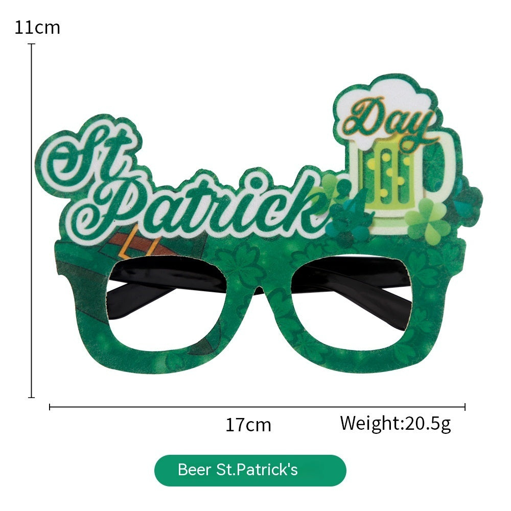 St Patrick's Day Irish Clover Glasses