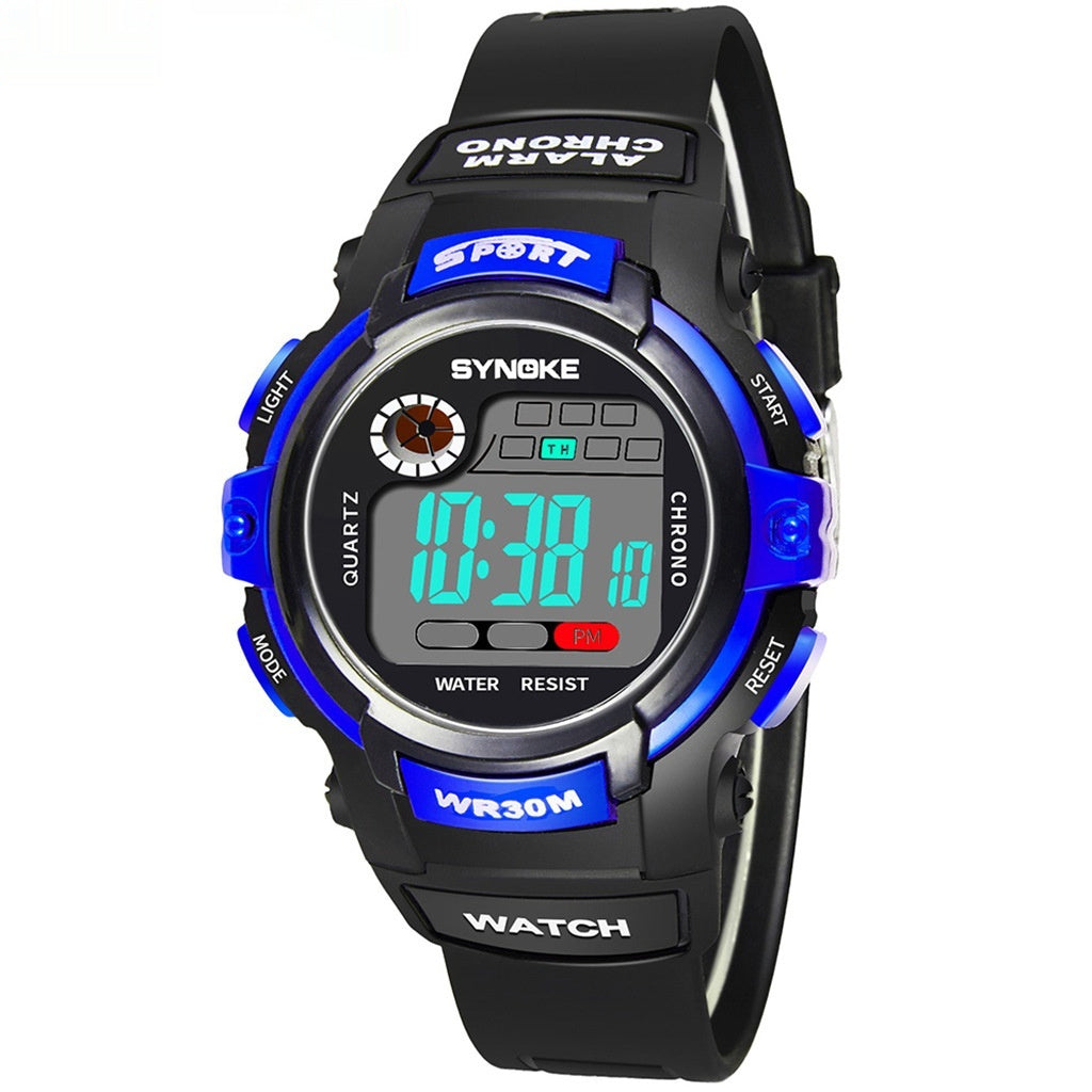 Student Electronic Luminous Waterproof Sports Watch