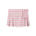 European And American Plaid Pleated Skirt Women's Summer