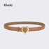 Personalized Love Leather Belt Female Fashion Belt Decoration